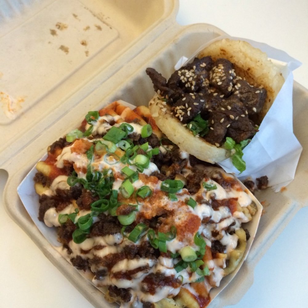 KoJa Kitchen - BBQ Short Rib KoJa & Kamikaze Fries - Asian Fusion Near Me - Berkeley, California