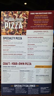 Menu photo 2 Old Chicago Pizza + Taproom Bozeman, MT Menu photo 2 Old Chicago Pizza + Taproom Bozeman, MT