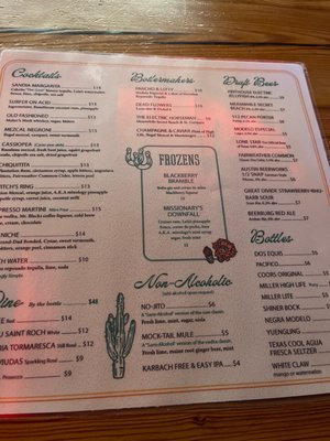 Menu photo 2 High Noon Austin, TX Menu photo 2 High Noon Austin, TX