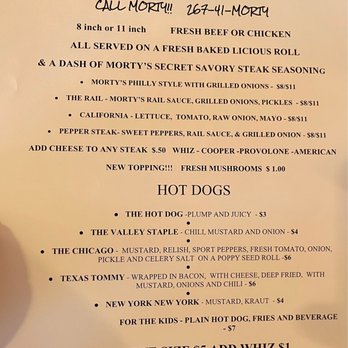 Morty's Steaks - Cheesesteaks Near Me - Emmaus, Pennsylvania