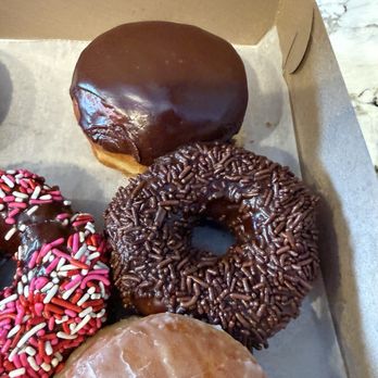 Donuts With A Difference - Chocolate Sprinkle - Coffee & Tea Near Me - Medford, Massachusetts