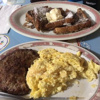 Cope's Knotty Pine Cafe - French toast combo. Bomb. - Breakfast & Brunch Near Me - Bakersfield, California Cope's Knotty Pine Cafe - French toast combo. Bomb. - Breakfast & Brunch Near Me - Bakersfield, California