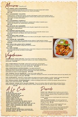 Menu photo 3 Chapala Mexican Grill Powell Powell, OH