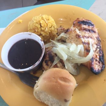 Pollo Tropical - Grilled chicken breast with black beans - Latin American Near Me - Sarasota, Florida Pollo Tropical - Grilled chicken breast with black beans - Latin American Near Me - Sarasota, Florida