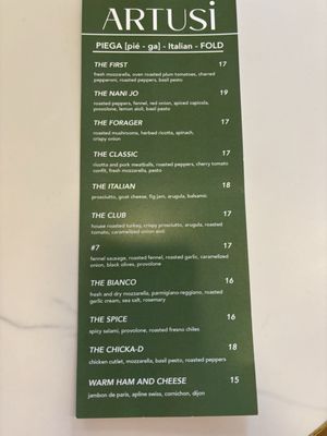 Menu photo 1 Artusi Eggertsville, NY Menu photo 1 Artusi Eggertsville, NY