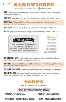 Menu photo 2 The Lunch Box La Porte, TX Menu photo 2 The Lunch Box La Porte, TX
