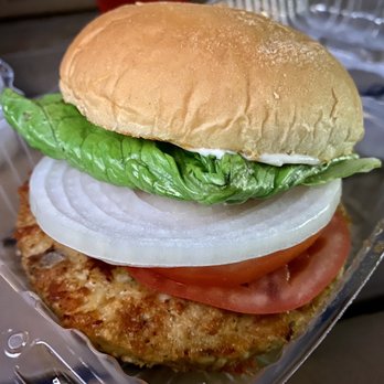 Cafe 100 - Gardenburger Sandwich (vegetarian) - Hawaiian Near Me - Hilo, Hawaii Cafe 100 - Gardenburger Sandwich (vegetarian) - Hawaiian Near Me - Hilo, Hawaii