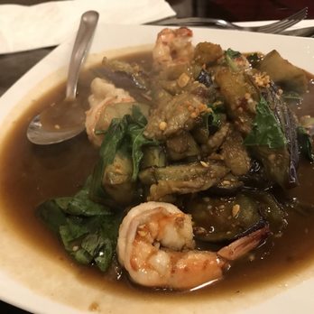 Ono Thai - Eggplant with shrimp was a good choice!! - Thai Near Me - Ewa Beach, Hawaii Ono Thai - Eggplant with shrimp was a good choice!! - Thai Near Me - Ewa Beach, Hawaii