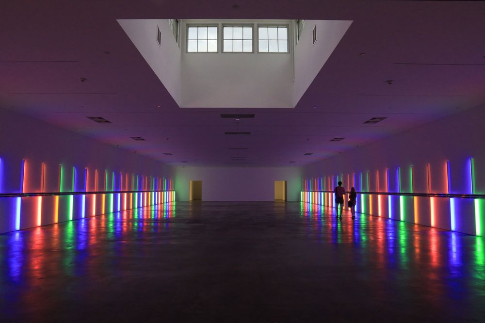 Dan Flavin Installation at Richmond Hall
