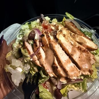 Portillo's Buena Park - Greek Salad With Grilled Chicken - Hot Dogs Near Me - Buena Park, California