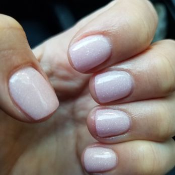 Allure Nails - Pink glitter nails - Nail Salons Near Me - Charleston, South Carolina
