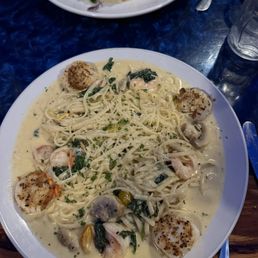 Shrimp and scallop pasta Shrimp and scallop pasta