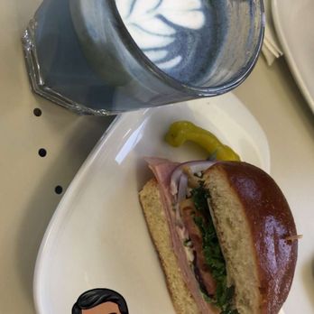Dolce Vita - Butterfly Tea and ham sandwich - Gelato Near Me - Oxnard, California Dolce Vita - Butterfly Tea and ham sandwich - Gelato Near Me - Oxnard, California