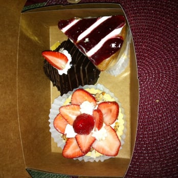 Layered Cakerie - Strawberry tart, raspberry cheesecake, chocolate pyramid - Bakeries Near Me - Montclair, California Layered Cakerie - Strawberry tart, raspberry cheesecake, chocolate pyramid - Bakeries Near Me - Montclair, California