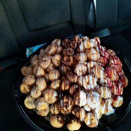 Had to wait for them to cool to place the lid on the tray. Had to wait for them to cool to place the lid on the tray.