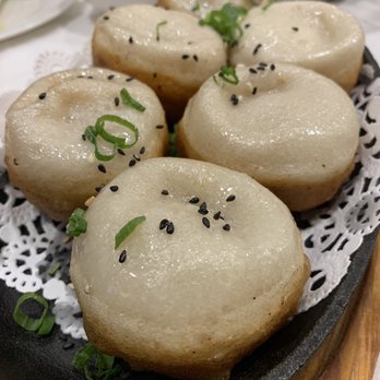 Dumpling Kitchen - Pan 6 Piece Shanghai-Style Pan-Fried Pork Buns - Chinese Near Me - San Francisco, California Dumpling Kitchen - Pan 6 Piece Shanghai-Style Pan-Fried Pork Buns - Chinese Near Me - San Francisco, California