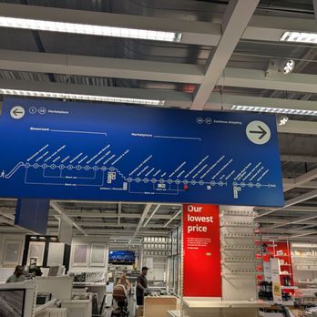 IKEA - Map of the "Marketplace" floor. - Home Decor Near Me - Burbank, California