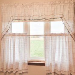 Touch of Class - Adirondack tiers, swag and valance from Touch of Class Co. (2 sets of 36" tiers).