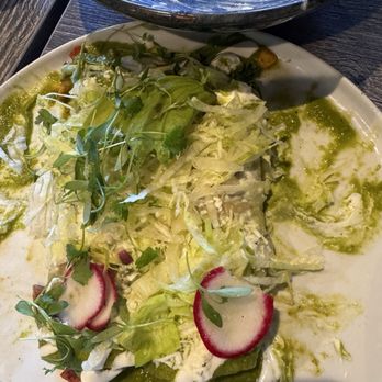 Xicote Cocina Mexicana - The veggie enchilada! With sweet potatoes and kale! Yumm - Mexican Near Me - Walnut Creek, California