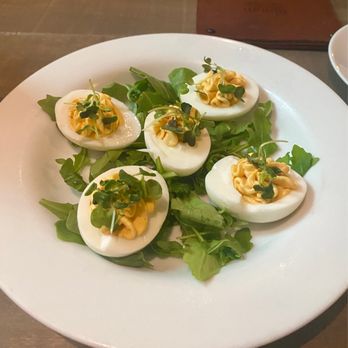 Bloom Southern Kitchen - Nashville Deviled Eggs - Southern Near Me - Chester Springs, Pennsylvania Bloom Southern Kitchen - Nashville Deviled Eggs - Southern Near Me - Chester Springs, Pennsylvania