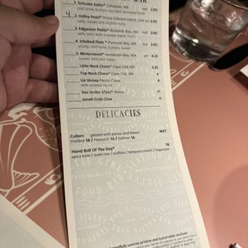 Saltie Girl - Oyster Menu - Seafood Near Me - Boston, Massachusetts Saltie Girl - Oyster Menu - Seafood Near Me - Boston, Massachusetts