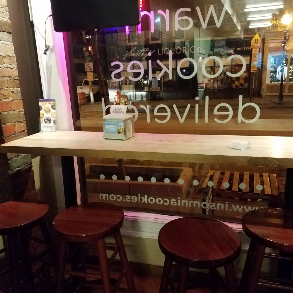 Insomnia Cookies - Inside seating - Desserts Near Me - Baltimore, Maryland