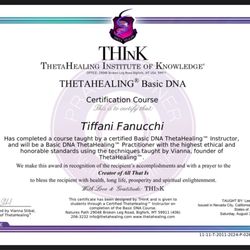 2 the Point Electrolysis Clinic - I'm officially trained in Theta healing.