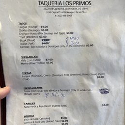 Menu. The food is authentic and amazing!! Menu. The food is authentic and amazing!!