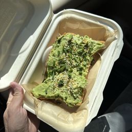 Avocado Toast to go.