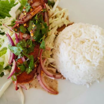 Pailin Thai Cuisine - Yum salmon - Thai Near Me - Moore, Oklahoma Pailin Thai Cuisine - Yum salmon - Thai Near Me - Moore, Oklahoma