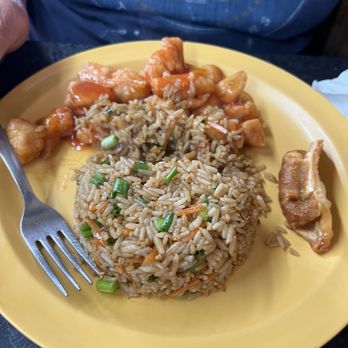 Fuzion Express II - Orange chicken, fried rice, potstickers - Asian Fusion Near Me - Frankston, Texas