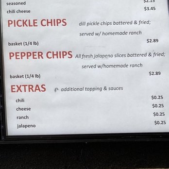 Coneys-N-More - ows a menu on a wall - Hot Dogs Near Me - Oklahoma City, Oklahoma