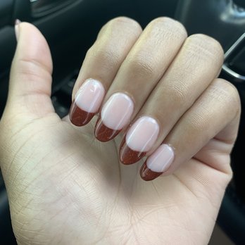 The Nail Lounge - The nails are thick and different lengths on each hand. Also extra acrylic on my skin. UNSANITARY!!!! - Nail Salons Near Me - San Marcos, Texas