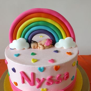 Tiffany's Bakery - Rainbow baby cake - Bakeries Near Me - Annandale, Virginia Tiffany's Bakery - Rainbow baby cake - Bakeries Near Me - Annandale, Virginia