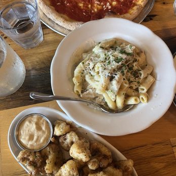 The Doughroom - Rigatoni Alfredo and 12'' Naked Lady - New American Near Me - Los Angeles, California