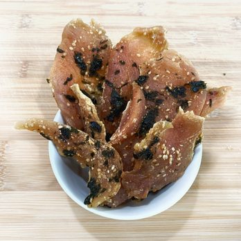 Paradise Pawz - Ginger Crack. Made of organic chicken breast, Hawaiian grown organic ginger and nori. - Pet Stores Near Me - Kailua, Hawaii Paradise Pawz - Ginger Crack. Made of organic chicken breast, Hawaiian grown organic ginger and nori. - Pet Stores Near Me - Kailua, Hawaii