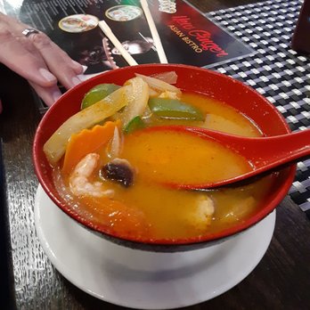 New Ginger - Tom Yum soup. AMAZING! - Sushi Bars Near Me - Gulf Breeze, Florida