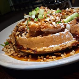 Korean BBQ Chicken & Waffle