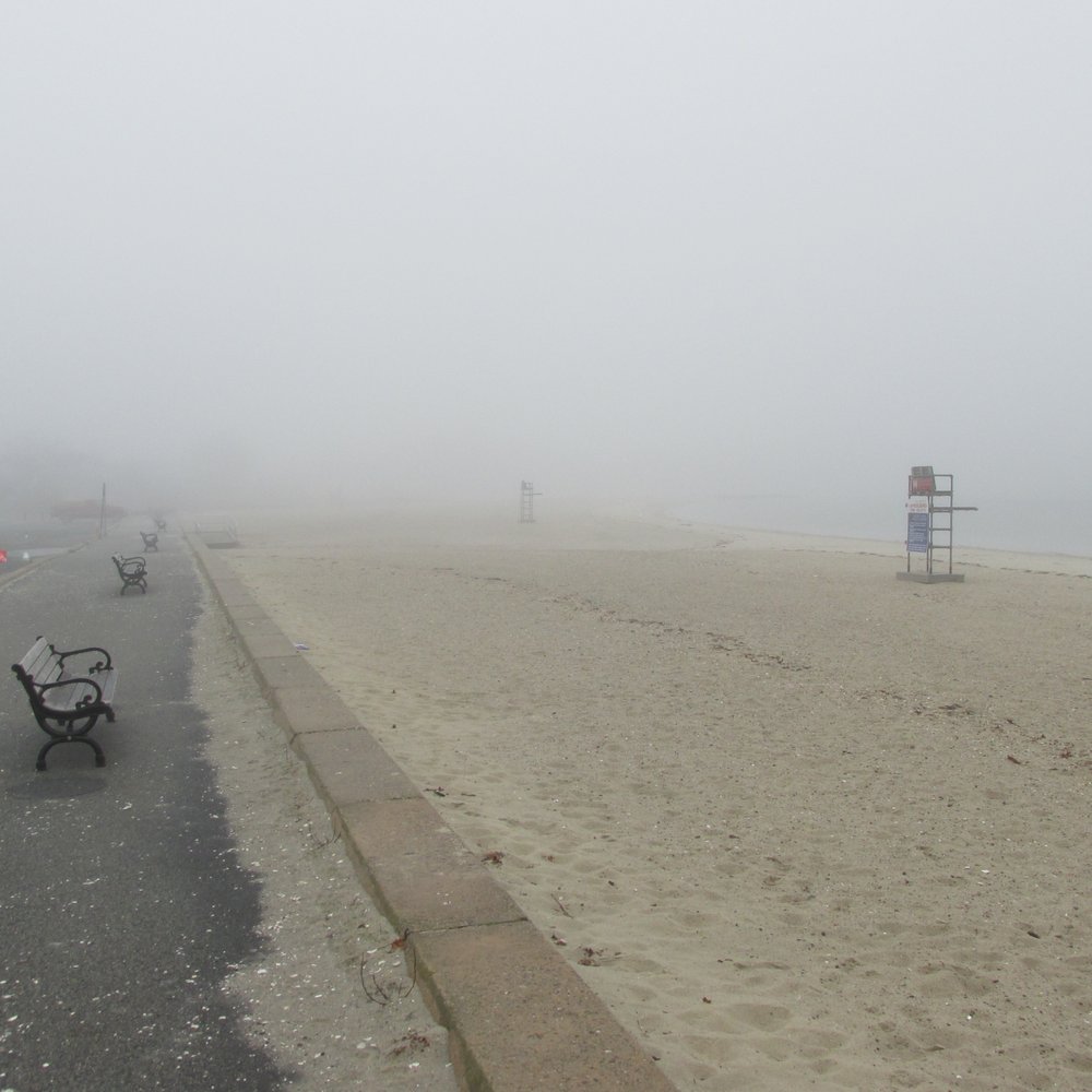 A long straight beach