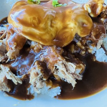 Kihei Caffe - Loco Moco with pork - Hawaiian Near Me - Kihei, Hawaii