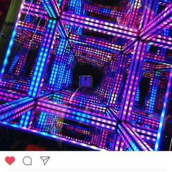 Exploratorium - Trippy glow exhibit, apparently you can see more than one cube inside! - Venues & Event Spaces Near Me - San Francisco, California