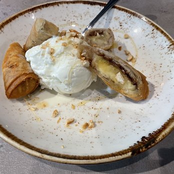 Ka Thai - Fried. Banana with Coco ice cream was good - Thai Near Me - Dallas, Texas