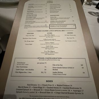 Gallaghers Steakhouse - Steakhouses Near Me - New York, New York