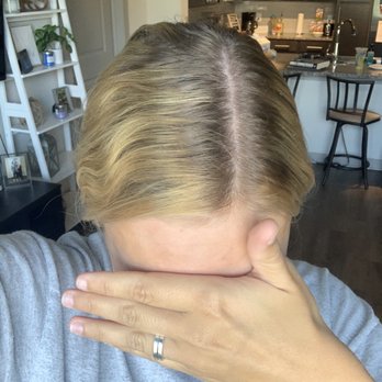 Jón Alan Salon - Cool Springs - Chunky, poorly dyed hair when I asked for balayage - Hair Salons Near Me - Franklin, Tennessee Jón Alan Salon - Cool Springs - Chunky, poorly dyed hair when I asked for balayage - Hair Salons Near Me - Franklin, Tennessee