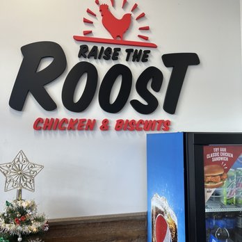 Raise the Roost - a sign for a restaurant - Chicken Shop Near Me - Chesterfield, Virginia Raise the Roost - a sign for a restaurant - Chicken Shop Near Me - Chesterfield, Virginia