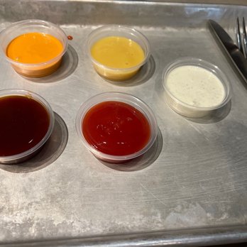 The Crack Shack - Sauce tray - Chicken Shop Near Me - Costa Mesa, California