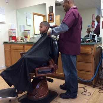 Vedo's Barber Shop - Camryn get his wig cut! Hahaha - Barbers Near Me - Jacksonville, North Carolina Vedo's Barber Shop - Camryn get his wig cut! Hahaha - Barbers Near Me - Jacksonville, North Carolina