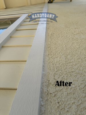 HandyDany - Molding Restoration at Height - We recently completed exterior work, repairing cracks in the molding at a significant height. The cracks were carefully sealed with a special sealant, then primed and painted for a durable and neat finish.
If you need quality facade repair, HandyDany is always ready to help, even in hard-to-reach areas! HandyDany - Molding Restoration at Height - We recently completed exterior work, repairing cracks in the molding at a significant height. The cracks were carefully sealed with a special sealant, then primed and painted for a durable and neat finish.
If you need quality facade repair, HandyDany is always ready to help, even in hard-to-reach areas!