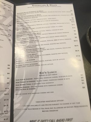 Menu photo 2 Blackbird Acton, MA