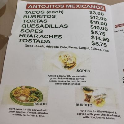 Menu photo 3 Taqueria Mis 5 Estrellas Anacortes, WA